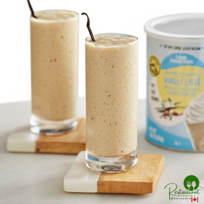 Big Train Low Carb Vanilla Latte Blended Ice Coffee Mix 1.85 lb. Can