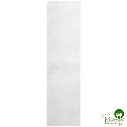 5" x 3" x 18" White Bread Bag By Prime - 1,000/Case