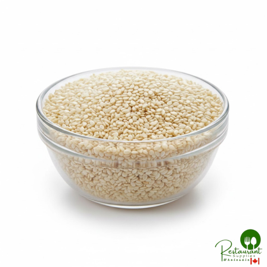 Bulk Hulled White Sesame Seeds By Prime - 25 lb.