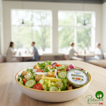 Ken's Foods 1.5 oz. Lite Balsamic with Olive Oil Vinaigrette Dressing Cup - 100/Case