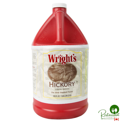 Wright's 1 Gallon Hickory Liquid Smoke - 4/Case