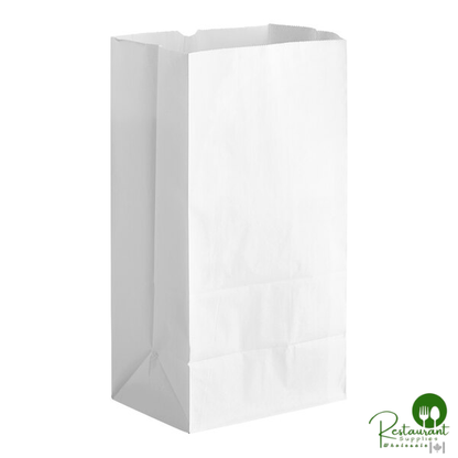 25 lb. Shorty White Paper Customizable Bag By Prime - 500/Case