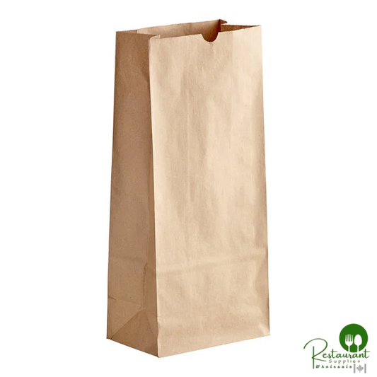 Heavy Duty 25 lb. Heavy-Duty Natural Kraft Paper Bag By Prime - 400/Case