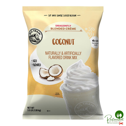 Big Train 3.5 lb. Dragonfly Coconut Blended Creme Frappe Mix