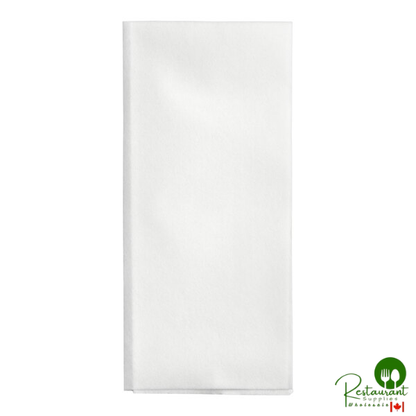 Prime Linen-Feel White Customizable 1/6 Fold Guest Towel - 500/Case