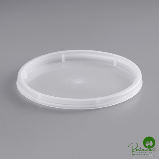 Heavy Duty Translucent Plastic Deli Container Lid By Prime - 480/Case