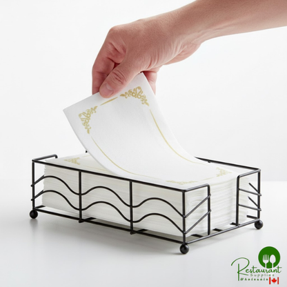 Prime Linen-Feel Royal 1/6 Fold Guest Towel - 500/Case