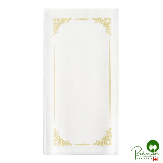 Prime Linen-Feel Royal 1/6 Fold Guest Towel - 500/Case