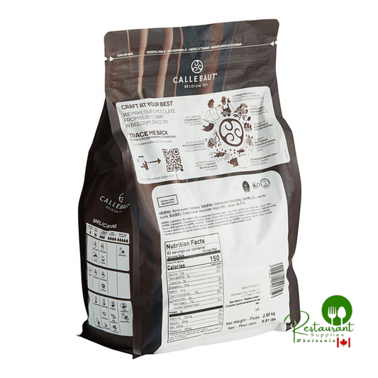 Callebaut Recipe 811 Dark Chocolate Callets – 5.5 lb