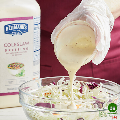 Hellmann's 1 Gallon Creamy Coleslaw Dressing - 4/Case