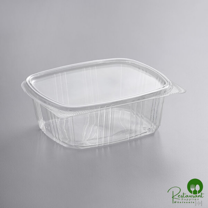 32 oz. Clear RPET Hinged Deli Container By Prime - 200/Case