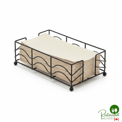 Prime Beige Customizable Linen-Feel 1/6 Fold Guest Towel 12" x 17" - 500/Case