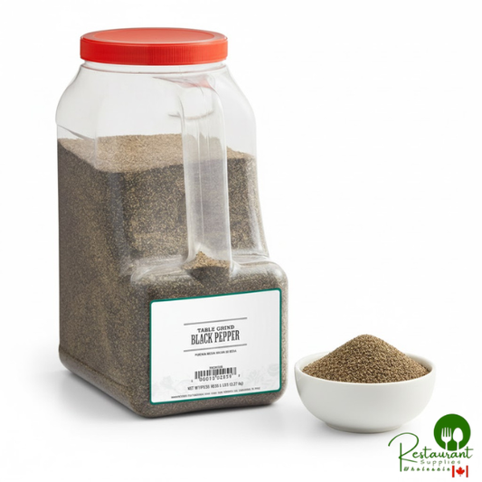 Table Grind Ground Black Pepper By Prime - 5 lb. - 4/Case