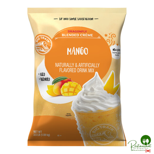 Big Train 3.5 lb. Dragonfly Mango Blended Creme Frappe Mix