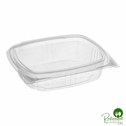 8 oz. Clear RPET Hinged Deli Container By Prime - 200/Case