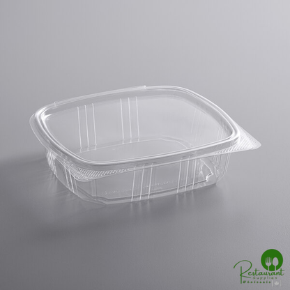 24 oz. Clear RPET Hinged Deli Container By Prime - 200/Case