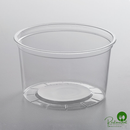 16 oz. Customizable Microwavable Translucent Round Deli Container By Prime - 500/Case