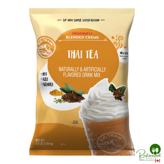 Big Train 3.5 lb. Dragonfly Thai Tea Blended Creme Frappe Mix