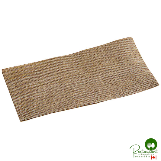 Hoffmaster FashnPoint® EZ Fold 11 1/2" x 15 1/2" Burlap Print Interfolded Guest Towel - 900/Case