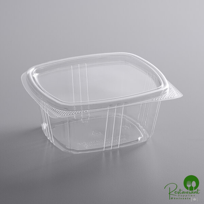 16 oz. Clear RPET Hinged Deli Container By Prime - 200/Case