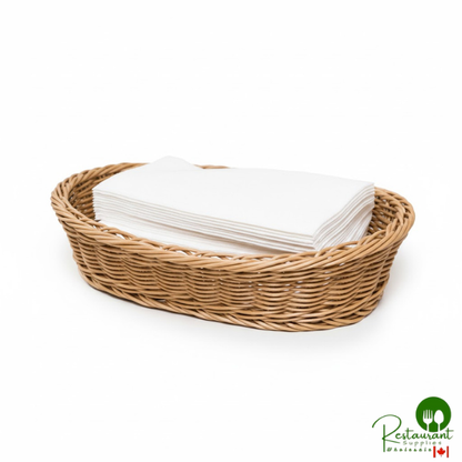 Hoffmaster FashnPoint® EZ Fold 11 1/2" x 15 1/2" White Linen-Feel Interfolded Guest Towel - 600/Case