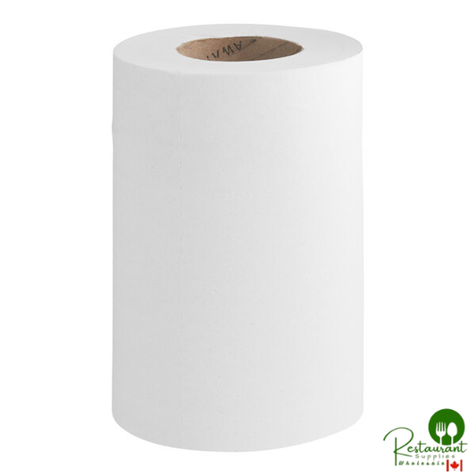 Prime 2-Ply White Mini Center Pull Paper Towel Roll, 264 Feet / Roll - 6/Case