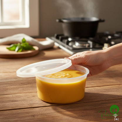 Translucent Deli Lid Flush Fit By Prime - 500/Case