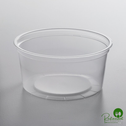 12 oz. Customizable Microwavable Translucent Round Deli Container By Prime - 500/Case