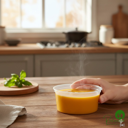 12 oz. Customizable Microwavable Translucent Round Deli Container By Prime - 500/Case