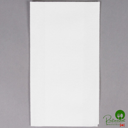 Hoffmaster 856460 Linen-Like Select 12" x 17" White 1/6 Fold Guest Towel in Dispenser Box - 500/Case