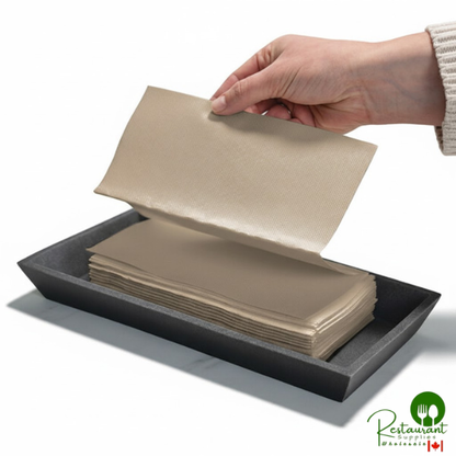 Hoffmaster FashnPoint® EZ Fold 11 1/2" x 15 1/2" Natural Kraft Interfolded Guest Towel - 900/Case