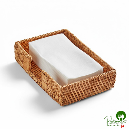 Morcon VT510 Valay 12" x 17" Linen-Feel White 1/6 Fold Guest Towel - 500/Case