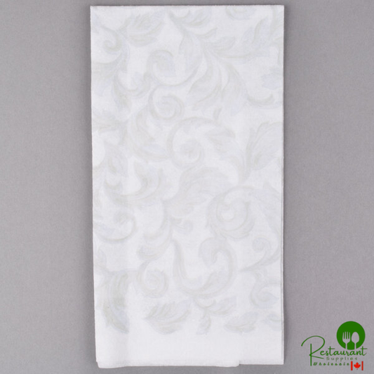 Hoffmaster 856524 Linen-Like 12" x 17" Imperial 1/6 Fold Guest Towel - 500/Case