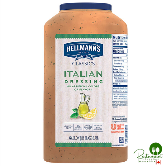 Hellmann's 1 Gallon Italian Dressing - 4/Case