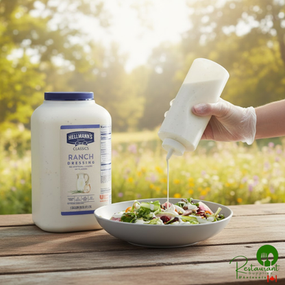 Hellmann's 1 Gallon Creamy Ranch Dressing - 4/Case