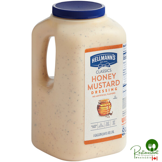 Hellmann's 1 Gallon Honey Mustard Dressing - 4/Case