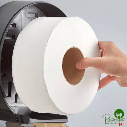Prime 2-Ply 720' Universal Jumbo Toilet Paper Roll with 9" Diameter - 12/Case