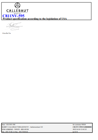 Callebaut Recipe C811 Dark Chocolate Callets – 22 lb, 2/Case