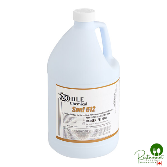 Sani-512 1 Gallon / 128 oz. Concentrated Sanitizer / Disinfectant - 4/Case