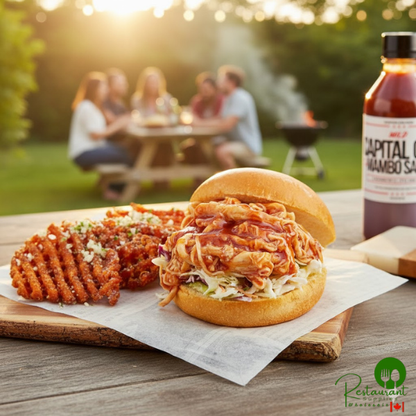 Capital City Mild Mambo Sauce 12 oz. Bottle - 12/Case