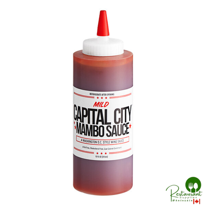 Capital City Mild Mambo Sauce 12 oz. Bottle - 12/Case