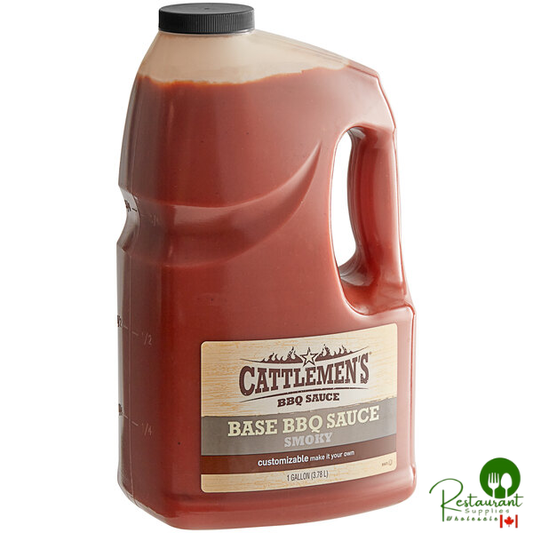 Cattlemen's 1 Gallon Smoky Base BBQ Sauce - 4/Case