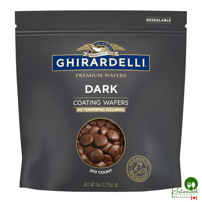 Ghirardelli Dark Coating Wafers 5 lb. Bag