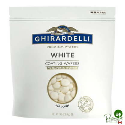 Ghirardelli White Coating Wafers 5 lb. Bag