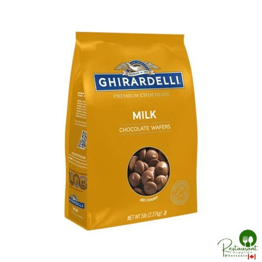 Ghirardelli Stanford Milk Chocolate Wafers 5 lb.
