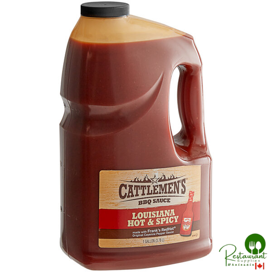 Cattlemen's 1 Gallon Louisiana Hot and Spicy BBQ Sauce - 4/Case