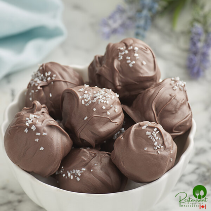 Guittard 25 lb. La Nuit Noire 55% Semi-Sweet Wafers