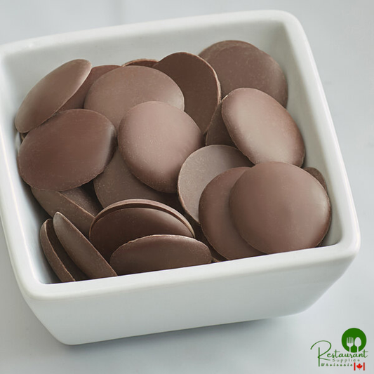 Guittard 25 lb. La Nuit Noire 55% Semi-Sweet Wafers