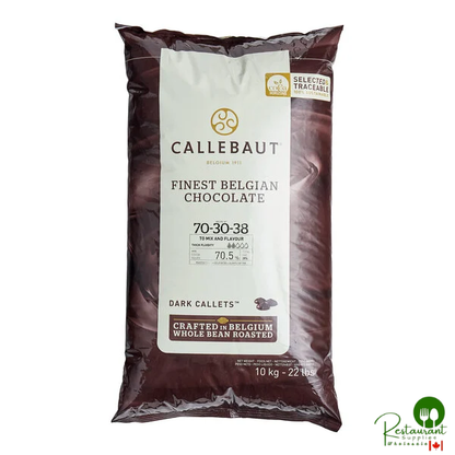 Callebaut Recipe 70/30 Dark Chocolate Callets™ 22 lb.