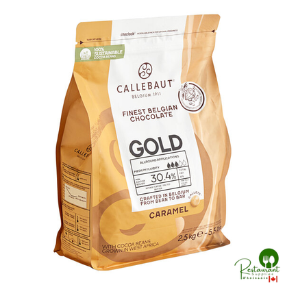 Callebaut Gold Caramelized White Chocolate Callets™ 5.5 lb.